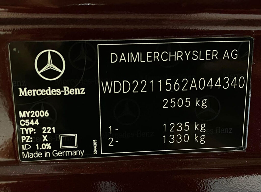 2006/04 MERCEDES-BENZ S-Class REVERSE-CAMERA S350L V6 SUNROOF